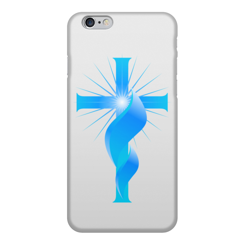 Printio Чехол для iPhone 6, объёмная печать Христианский крест и священный огонь. printio чехол для iphone 6 объёмная печать пламя огня