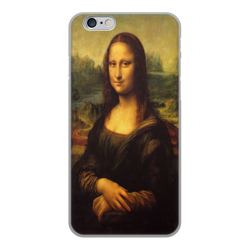 Printio Чехол для iPhone 6, объёмная печать Mona liza цена и фото