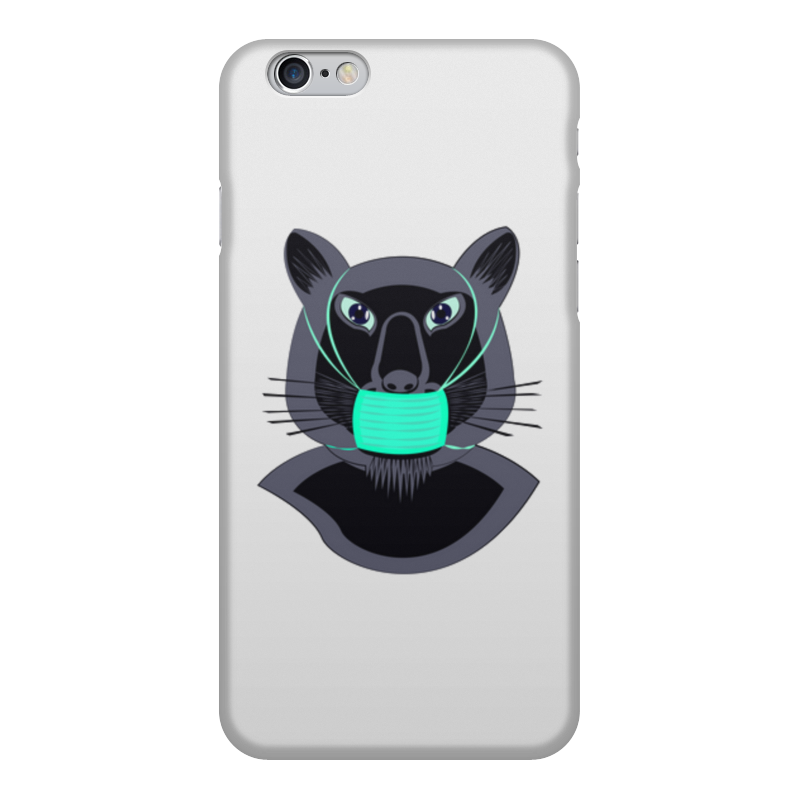 Printio Чехол для iPhone 6, объёмная печать Пантера в маске