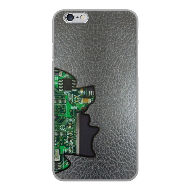 Printio Чехол для iPhone 6, объёмная печать Внутренний мир телефона (микросхема).