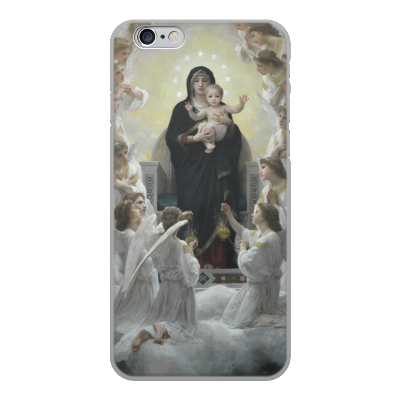 Printio Чехол для iPhone 6, объёмная печать La vierge aux anges (картина вильяма бугро) printio футболка классическая la vierge aux anges картина вильяма бугро
