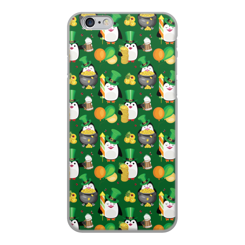 Printio Чехол для iPhone 6, объёмная печать Веселые пингвины printio чехол для iphone 6 plus объёмная печать веселые пингвины