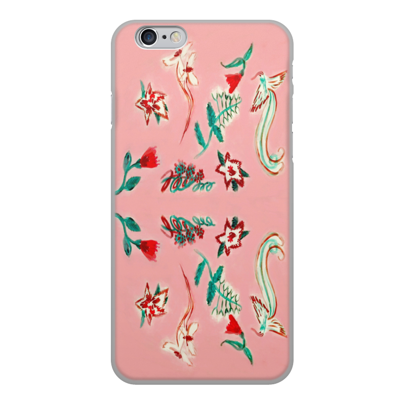 Printio Чехол для iPhone 6, объёмная печать Цветочная сказка чехол mypads змея в розовых цветах женский для iphone 14 6 1 задняя панель накладка бампер