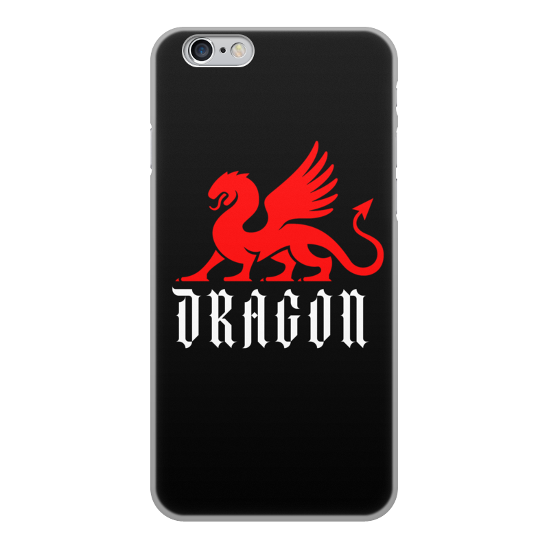 Printio Чехол для iPhone 6, объёмная печать Красный дракон