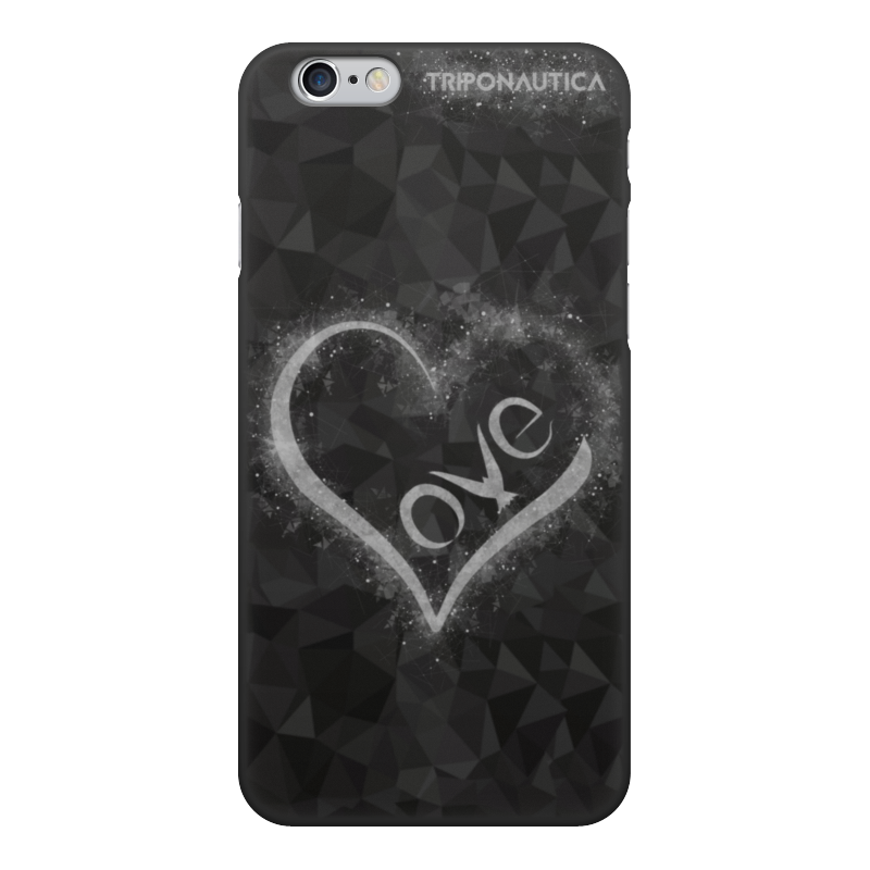 Printio Чехол для iPhone 6, объёмная печать Ilove black/light grey силиконовый чехол такса love на apple iphone 6 iphone 6s