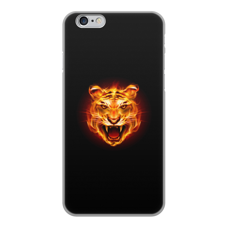 Printio Чехол для iPhone 6, объёмная печать Огненный тигр. printio чехол для iphone 11 объёмная печать год тигра