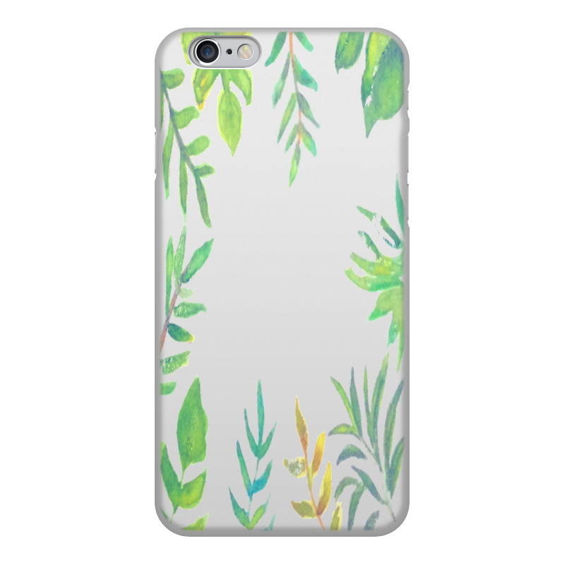 Printio Чехол для iPhone 6, объёмная печать Тропические растения