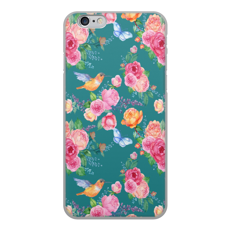 Printio Чехол для iPhone 6, объёмная печать Цветы printio чехол для iphone 6 объёмная печать чехол летние цветы