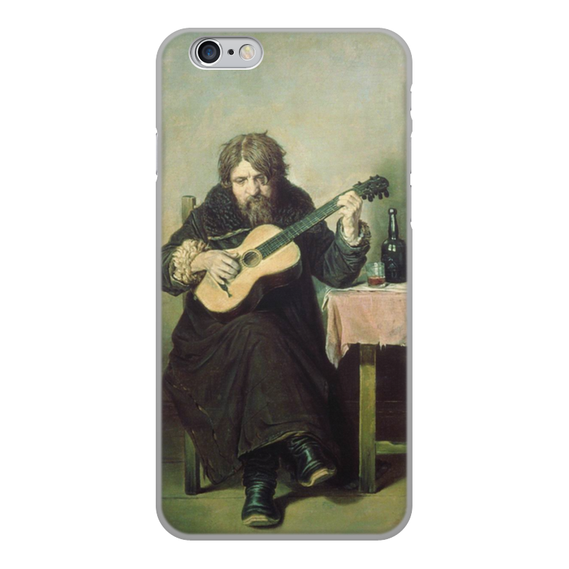 Printio Чехол для iPhone 6, объёмная печать Гитарист - бобыль (картина василия перова) printio сумка с полной запечаткой гитарист бобыль картина перова