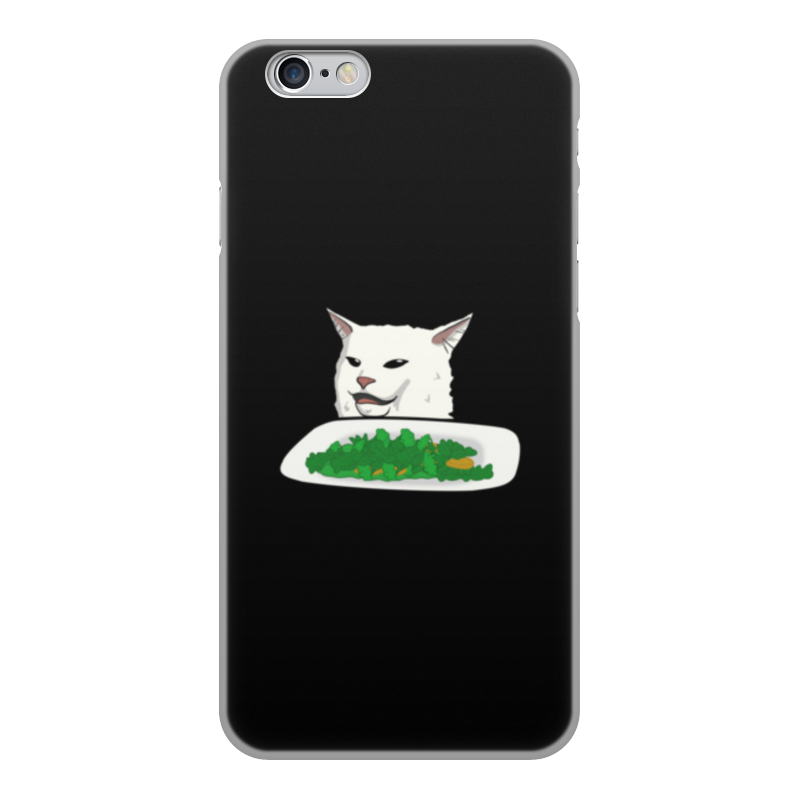 Printio Чехол для iPhone 6, объёмная печать Озадаченный кот printio чехол для iphone 6 plus объёмная печать озадаченный кот