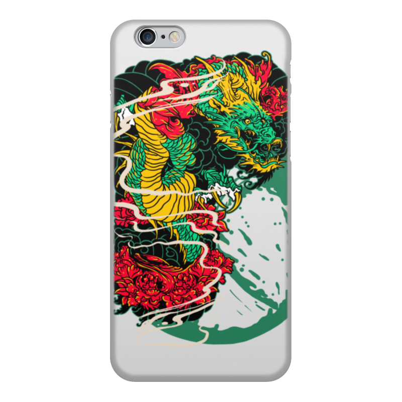 Printio Чехол для iPhone 6, объёмная печать Китайский дракон