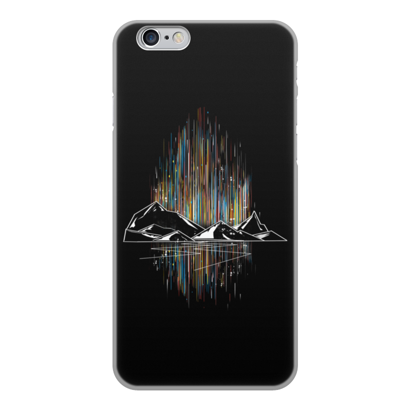 Printio Чехол для iPhone 6, объёмная печать Неоновые горы printio чехол для iphone 8 объёмная печать неоновые горы
