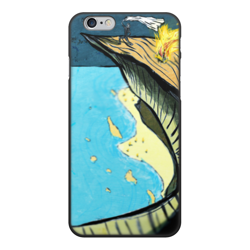 Printio Чехол для iPhone 6, объёмная печать Sea and rocks