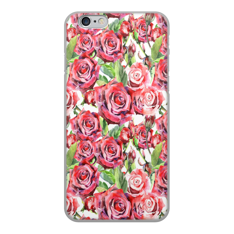 Printio Чехол для iPhone 6, объёмная печать Сад роз printio чехол для iphone 7 объёмная печать сад роз