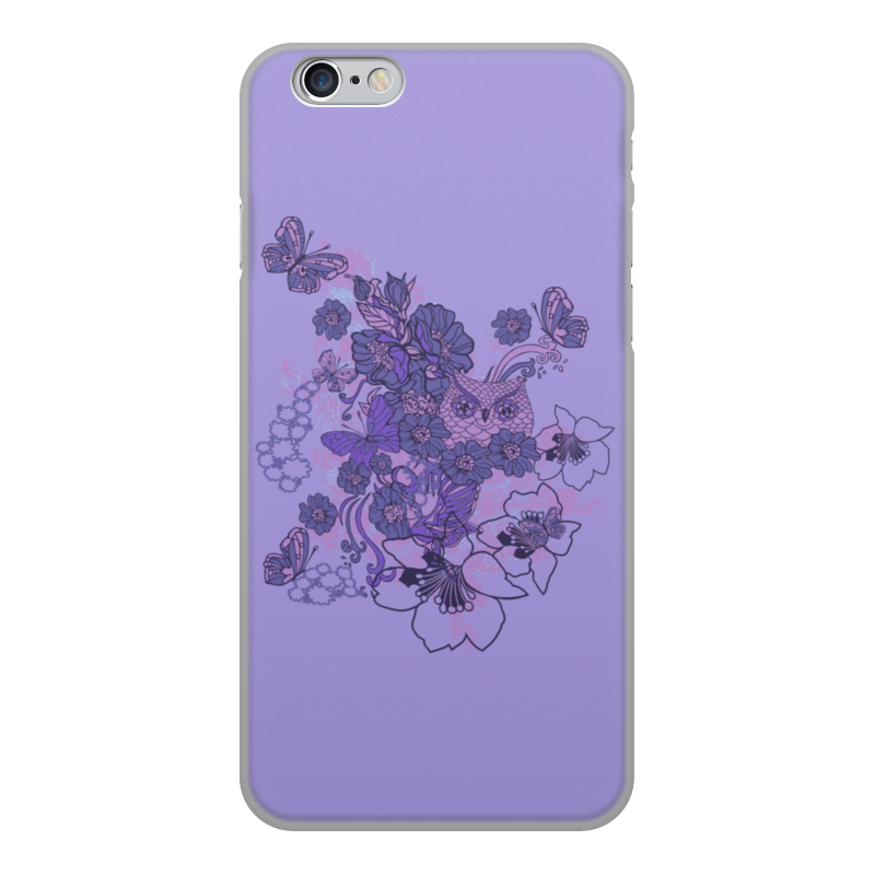 Printio Чехол для iPhone 6, объёмная печать Сова в цветах printio чехол для iphone 6 объёмная печать сова в цветах