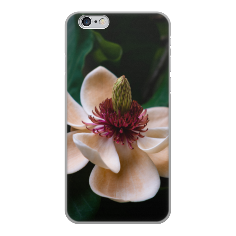 Printio Чехол для iPhone 6, объёмная печать Цветок printio чехол для iphone 6 объёмная печать цветок яблони