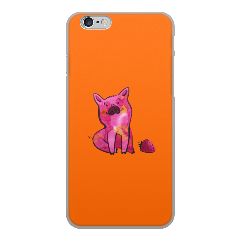 Printio Чехол для iPhone 6, объёмная печать Свинка