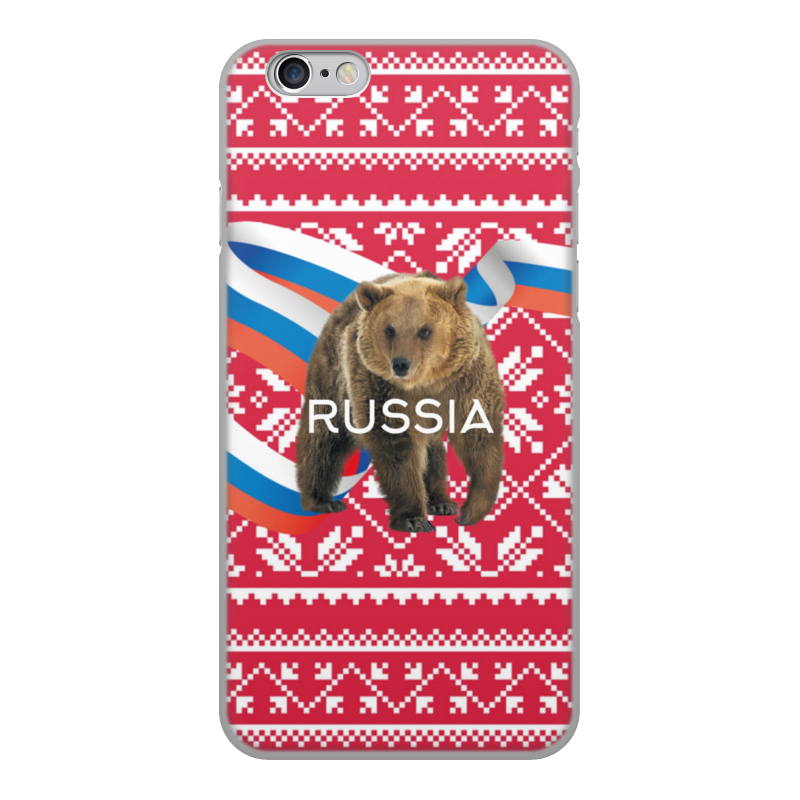 Printio Чехол для iPhone 6, объёмная печать Russia