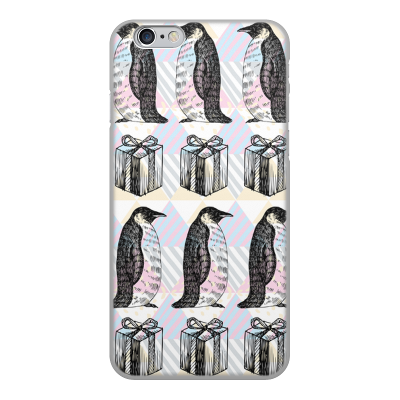 Printio Чехол для iPhone 6, объёмная печать Пингвины printio чехол для iphone 6 plus объёмная печать веселые пингвины