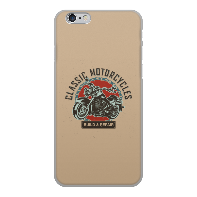 Printio Чехол для iPhone 6, объёмная печать Classic motorcycles