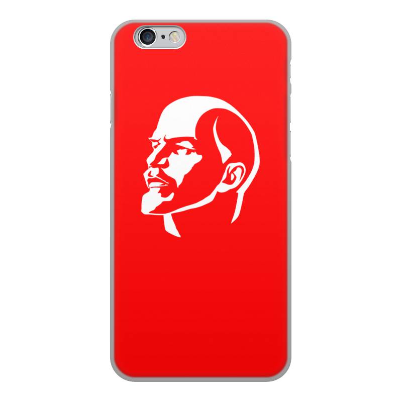 Printio Чехол для iPhone 6, объёмная печать Владимир ильич ленин портрет мужчины в красном