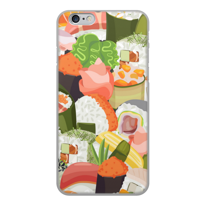 Printio Чехол для iPhone 6, объёмная печать Море суши printio чехол для iphone 6 объёмная печать суши суши