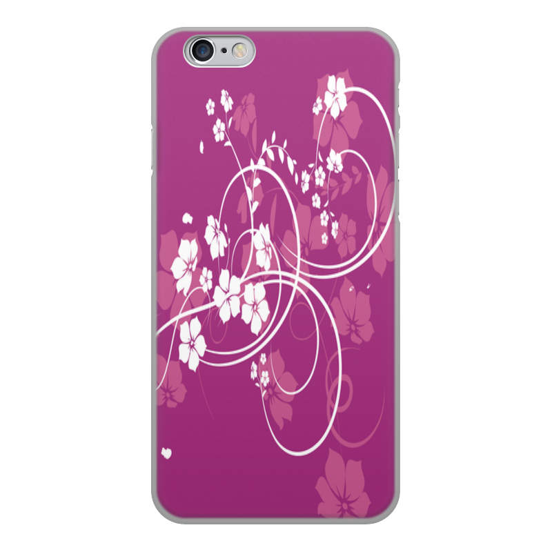 Printio Чехол для iPhone 6, объёмная печать Цветы printio чехол для iphone 6 объёмная печать цветы анютыны глазки