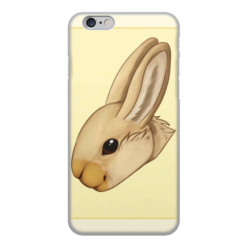 Printio Чехол для iPhone 6, объёмная печать Кролик printio чехол для iphone 6 объёмная печать jellyfish