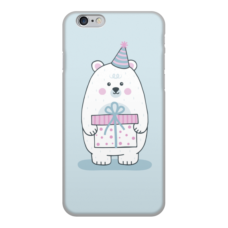 Printio Чехол для iPhone 6, объёмная печать Полярный медведь. printio чехол для iphone 6 plus объёмная печать белый медведь