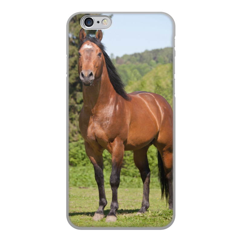 Printio Чехол для iPhone 6, объёмная печать Лошади printio чехол для iphone 6 plus объёмная печать лошади