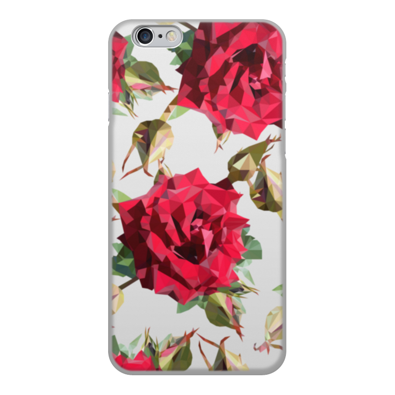 Printio Чехол для iPhone 6, объёмная печать Rose low poly vector printio чехол для iphone 6 объёмная печать нежная роза
