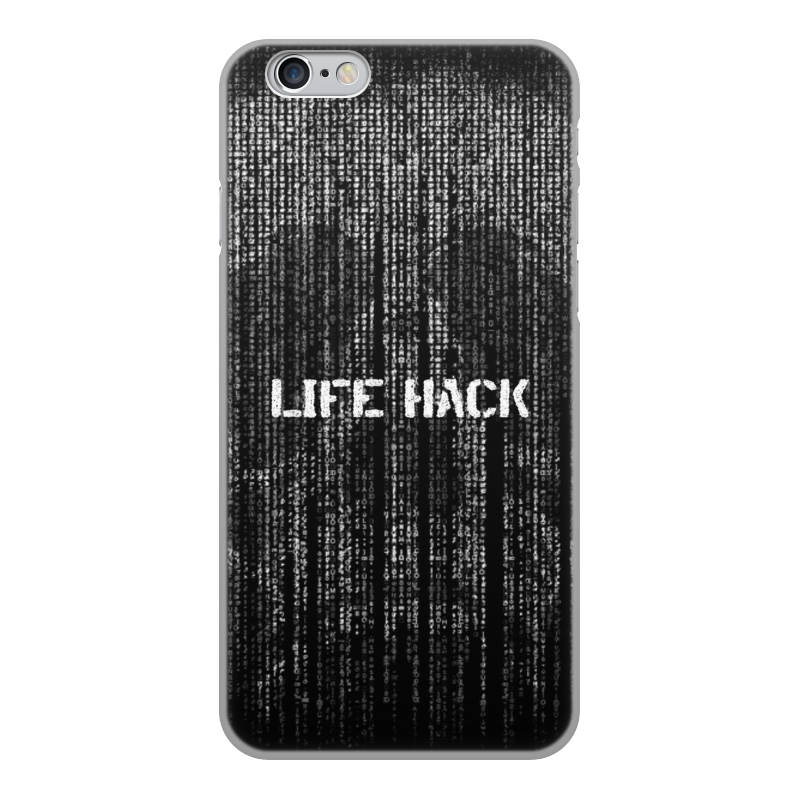 Printio Чехол для iPhone 6, объёмная печать Череп life hack