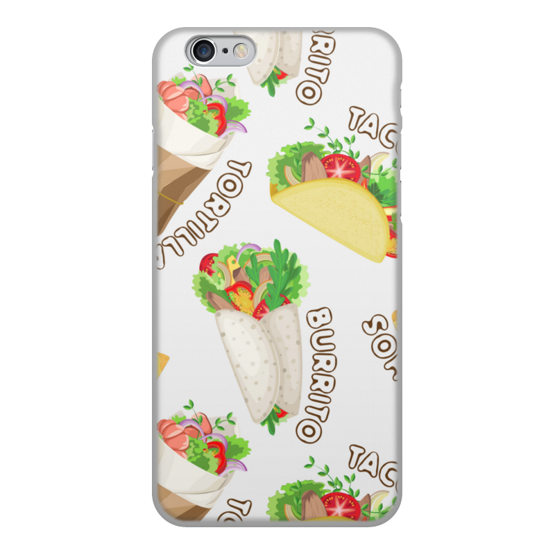 Printio Чехол для iPhone 6, объёмная печать Мексиканская еда
