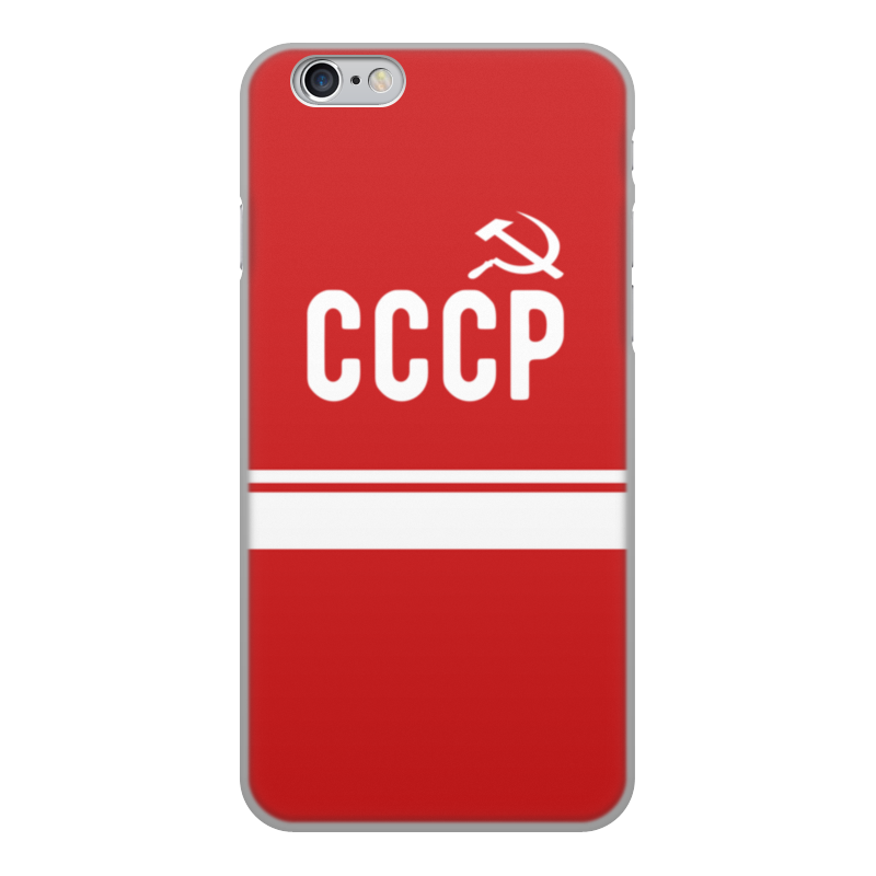 Printio Чехол для iPhone 6, объёмная печать Советский союз