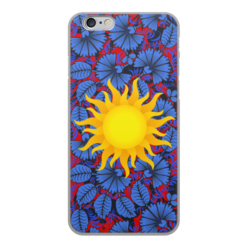 Printio Чехол для iPhone 6, объёмная печать Солнце printio чехол для iphone 12 pro объёмная печать солнце герб