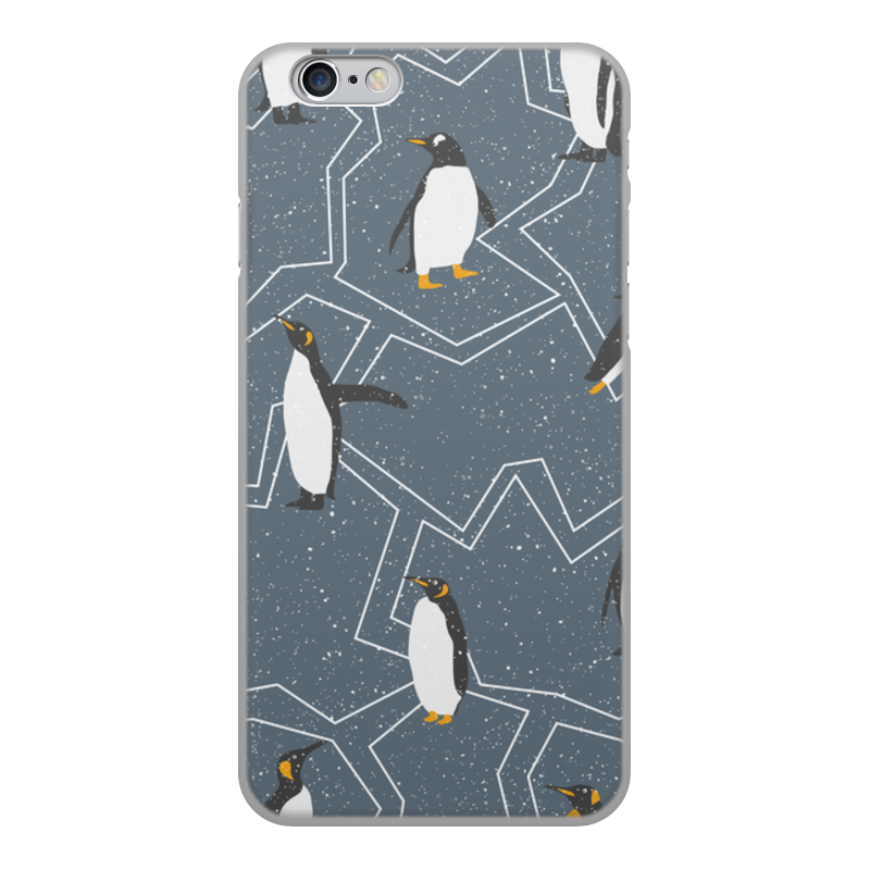 Printio Чехол для iPhone 6, объёмная печать Пингвины