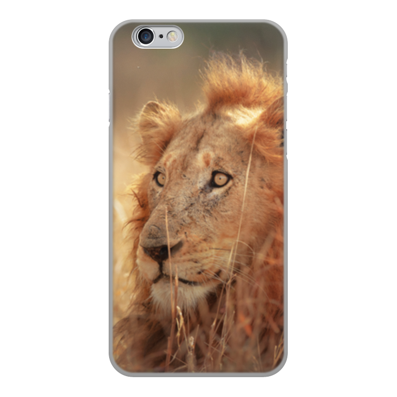 Printio Чехол для iPhone 6, объёмная печать Царь зверей