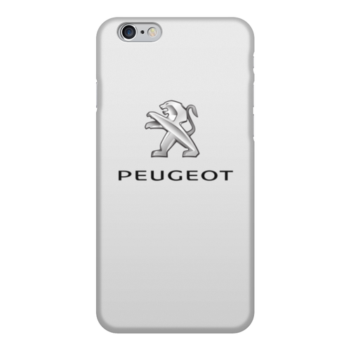 Заказать чехол для iPhone 6/6 Plus в Москве. Чехол для iPhone 6, объёмная печать PEUGEOT от DESIGNER   - готовые дизайны и нанесение принтов.