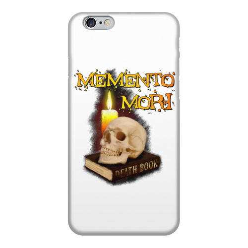 Заказать чехол для iPhone 6/6 Plus в Москве. Чехол для iPhone 6, объёмная печать Memento Mori. Помни о смерти. от Zorgo-Art  - готовые дизайны и нанесение принтов.