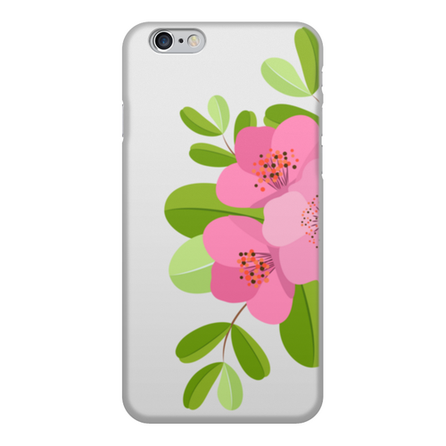 Чехол для iPhone 6 Plus / 6s Plus - с принтом (Дизайнерские) (AlphaPrint), рисунок - «Яркие Цветы»