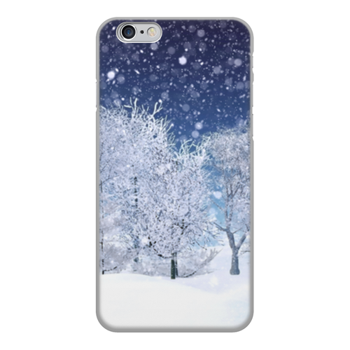 Заказать чехол для iPhone 6/6 Plus в Москве. Чехол для iPhone 6, объёмная печать Зимний пейзаж  от THE_NISE  - готовые дизайны и нанесение принтов.