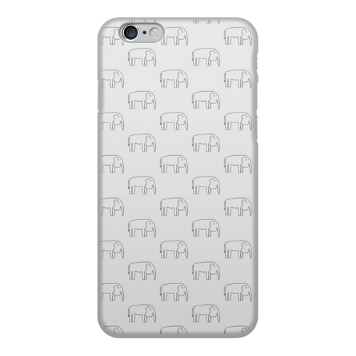 Заказать чехол для iPhone 6/6 Plus в Москве. Чехол для iPhone 6, объёмная печать Черный слон от Vadim Koval - готовые дизайны и нанесение принтов.