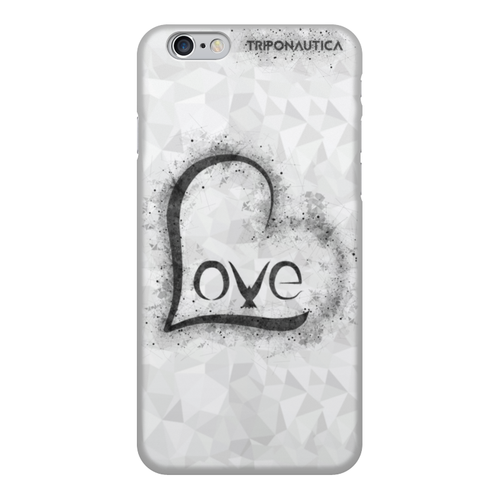 Заказать чехол для iPhone 6/6 Plus в Москве. Чехол для iPhone 6, объёмная печать iLove Light Grey от Triponautica - готовые дизайны и нанесение принтов.