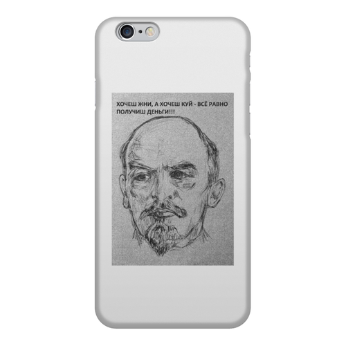 Заказать чехол для iPhone 6/6 Plus в Москве. Чехол для iPhone 6, объёмная печать  Ленин от drseymur - готовые дизайны и нанесение принтов.