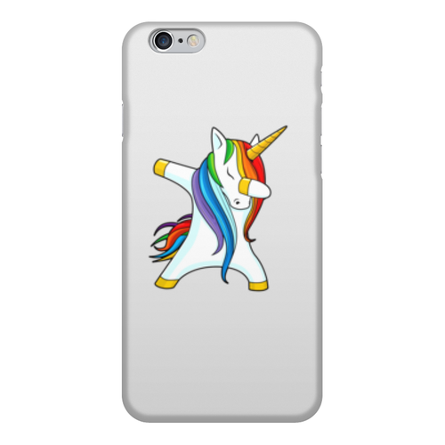 Заказать чехол для iPhone 6/6 Plus в Москве. Чехол для iPhone 6, объёмная печать Dab Unicorn  от DESIGNER   - готовые дизайны и нанесение принтов.