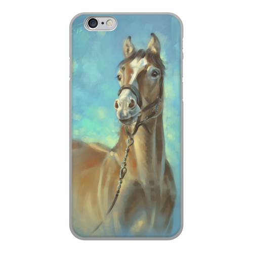 Заказать чехол для iPhone 6/6 Plus в Москве. Чехол для iPhone 6, объёмная печать ЛОШАДЬ от 50dd - готовые дизайны и нанесение принтов.