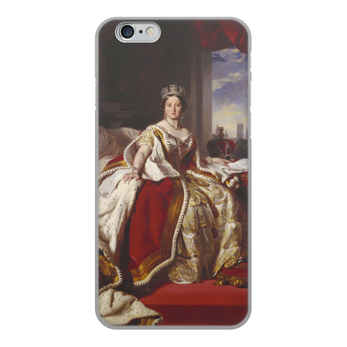 Заказать чехол для iPhone 6/6 Plus в Москве. Чехол для iPhone 6, объёмная печать Портрет королевы Великобритании Виктории от trend - готовые дизайны и нанесение принтов.