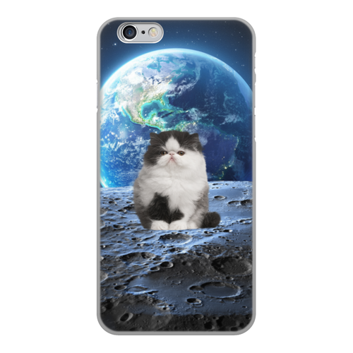 Заказать чехол для iPhone 6/6 Plus в Москве. Чехол для iPhone 6, объёмная печать Кот в космосе от THE_NISE  - готовые дизайны и нанесение принтов.