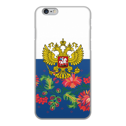 Заказать чехол для iPhone 6/6 Plus в Москве. Чехол для iPhone 6, объёмная печать Хохлома от THE_NISE  - готовые дизайны и нанесение принтов.