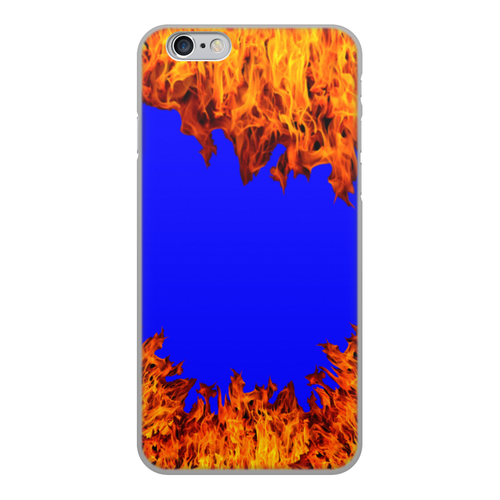 Заказать чехол для iPhone 6/6 Plus в Москве. Чехол для iPhone 6, объёмная печать Пламя огня от Romario  - готовые дизайны и нанесение принтов.